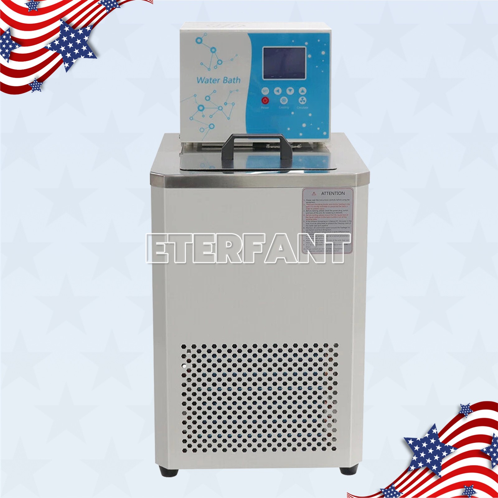 -5℃~100℃ 6L Lab Recirculating Chiller Heating And Cooling Circulator Bath