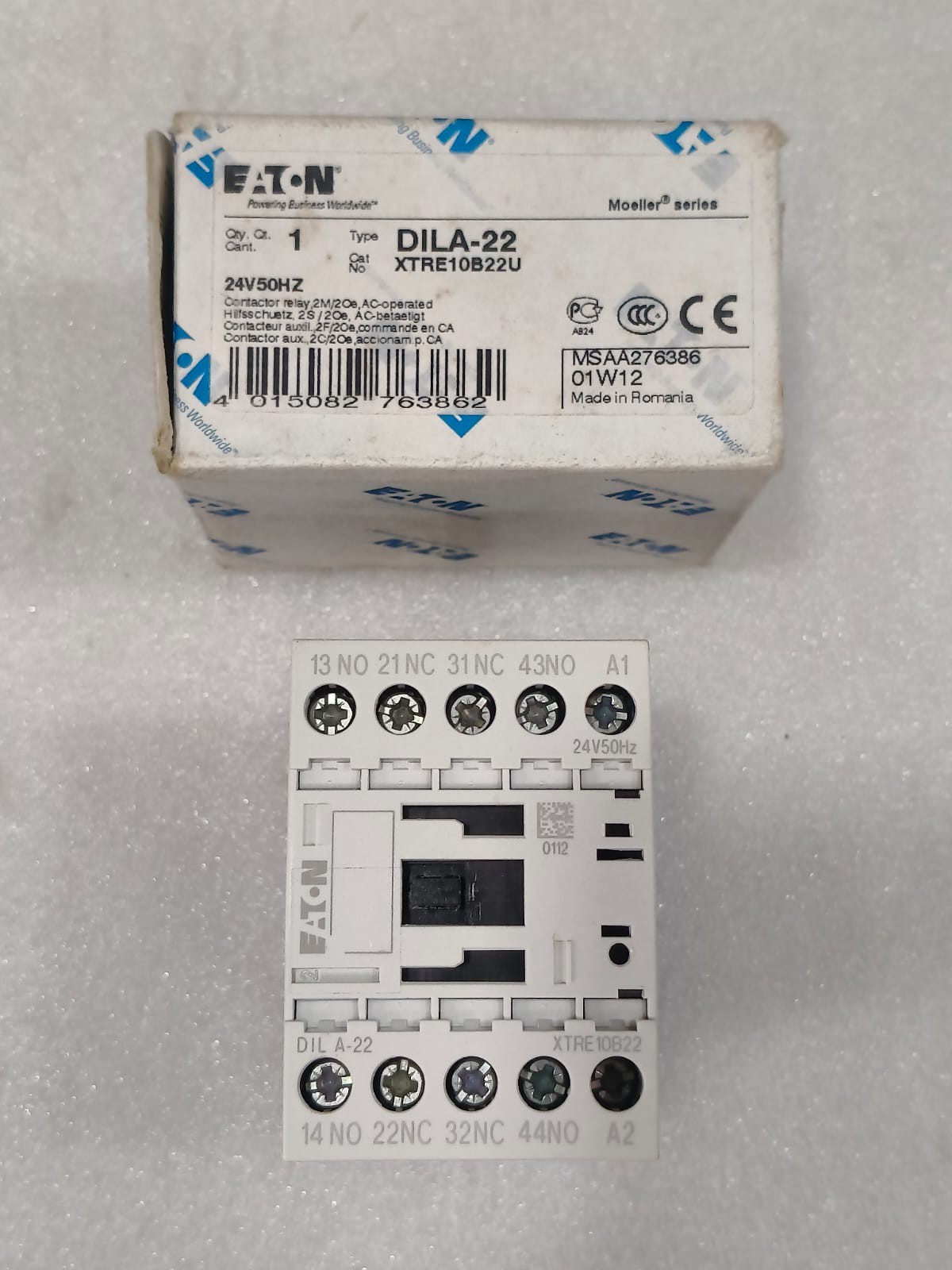 EATON DILA-22 XTRE10B22U CONTROL RELAY 20A 24VAC FAST SHIPPING