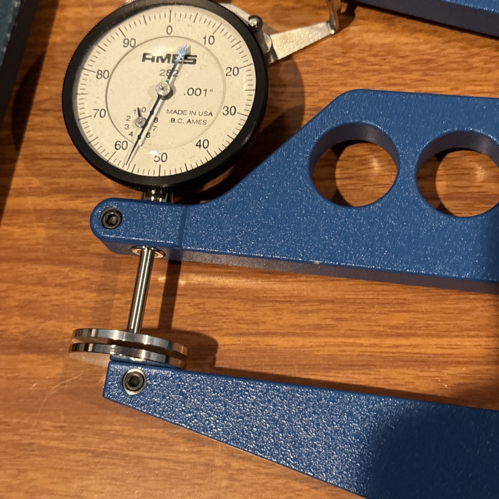 Lot Of 3 Ames 63-281 Feather Touch Thickness Gauge 282 Dial