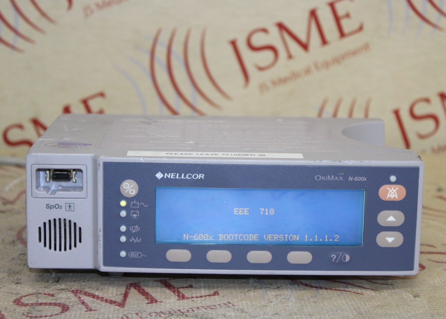 Nellcor Oximax N600X -Unit is showing error code EEE 718