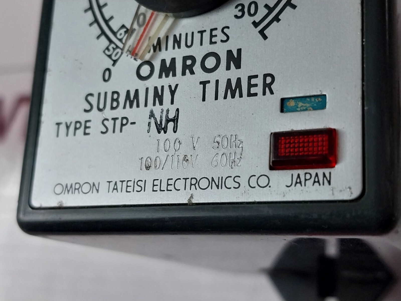 Omron STP-NH Subminy Timer 0-30 Minutes 404810 226731 3Pend