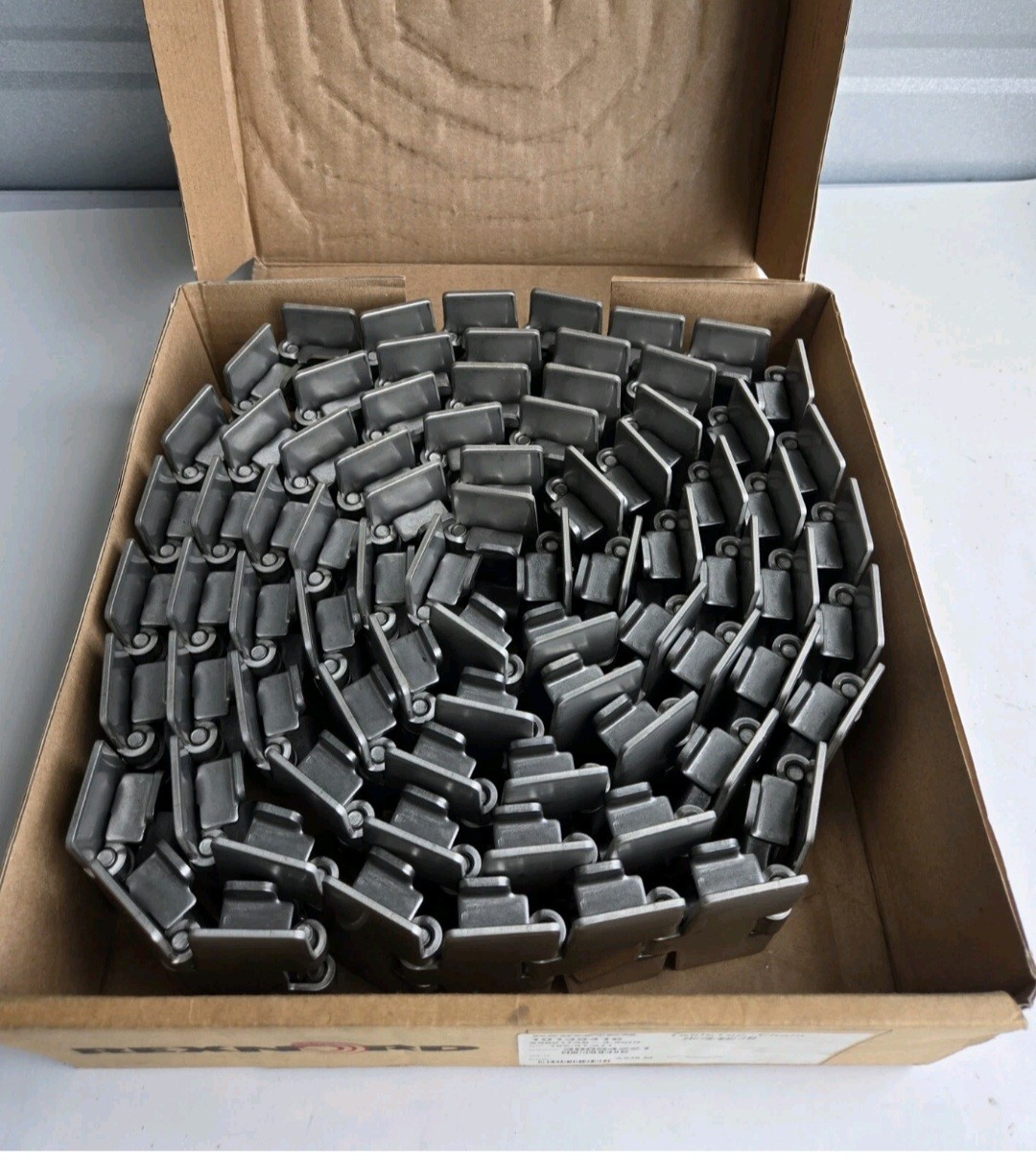 REXNORD TABLE TOP CHAIN 10139416. SS881TAB-3.25IN.10FT. STAINLESS STEEL.