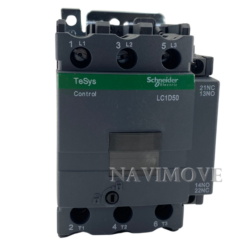 New Schneider LC1D50G7 Contactor 3P 50A With Coil 120V LC1D50G7 USA