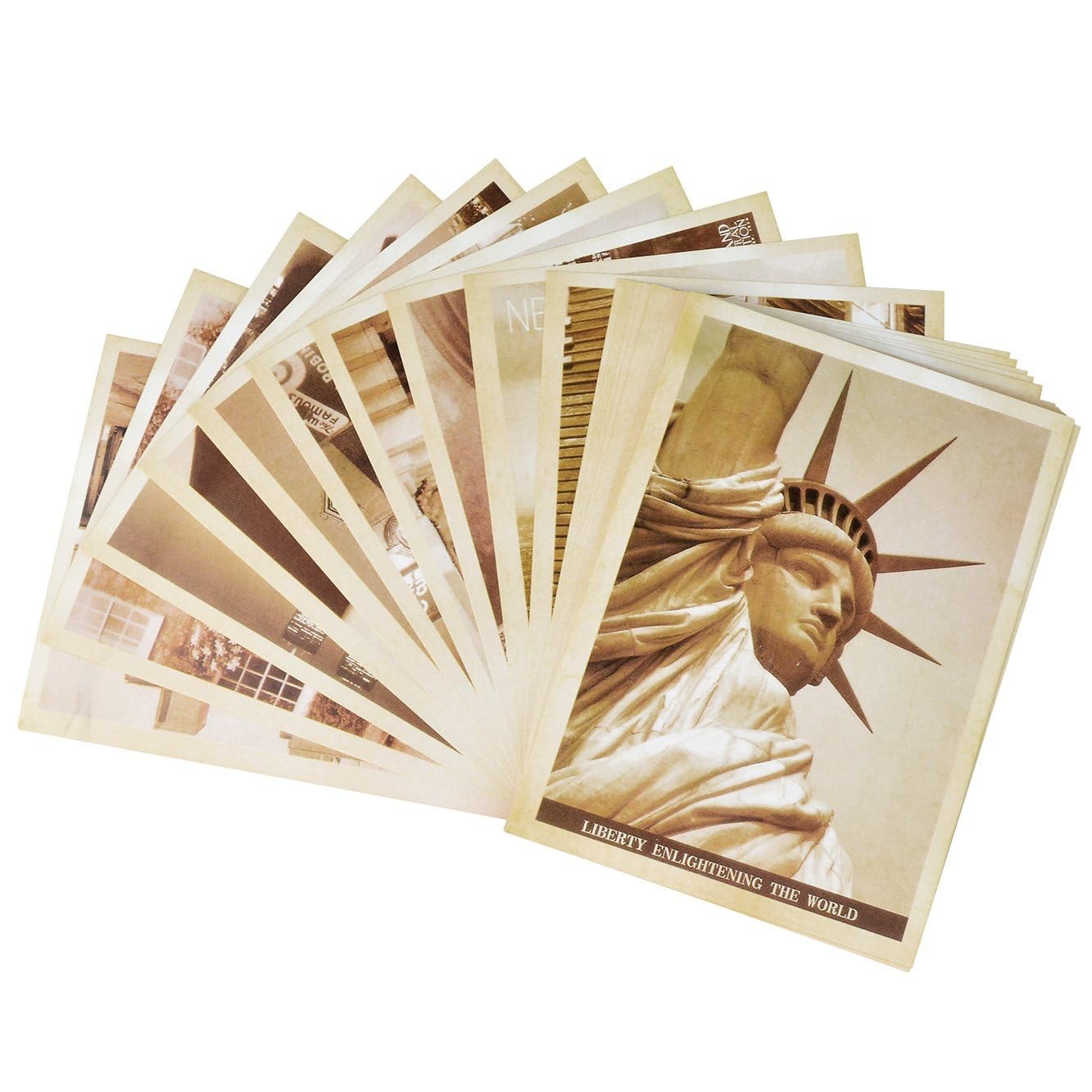Dxhycc 32 PCS 1 Set Vintage Retro Old 14.3 x 9.3 cm, as the pictures show