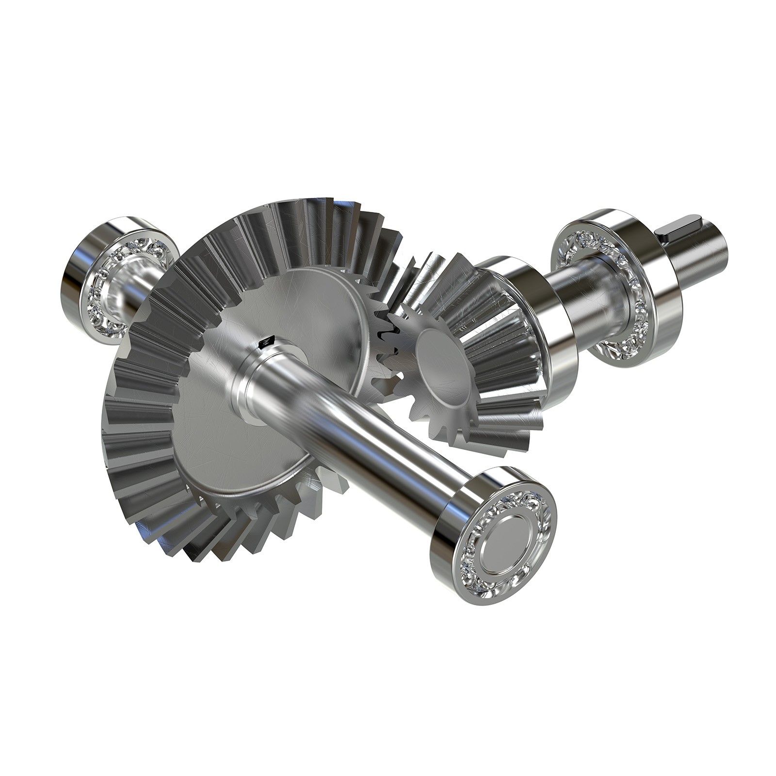 2pcs Bevel Gear Tapered Bevel Pinion Gear 0.8 Module 15T 6mm Hole