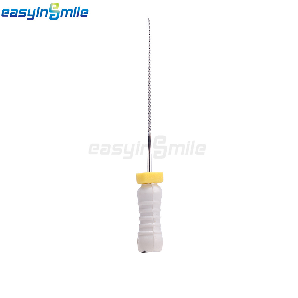 10x Dental K-Files Endo Hand Files Root Canal Stainless Steel 25mm 6/8/10/15-80