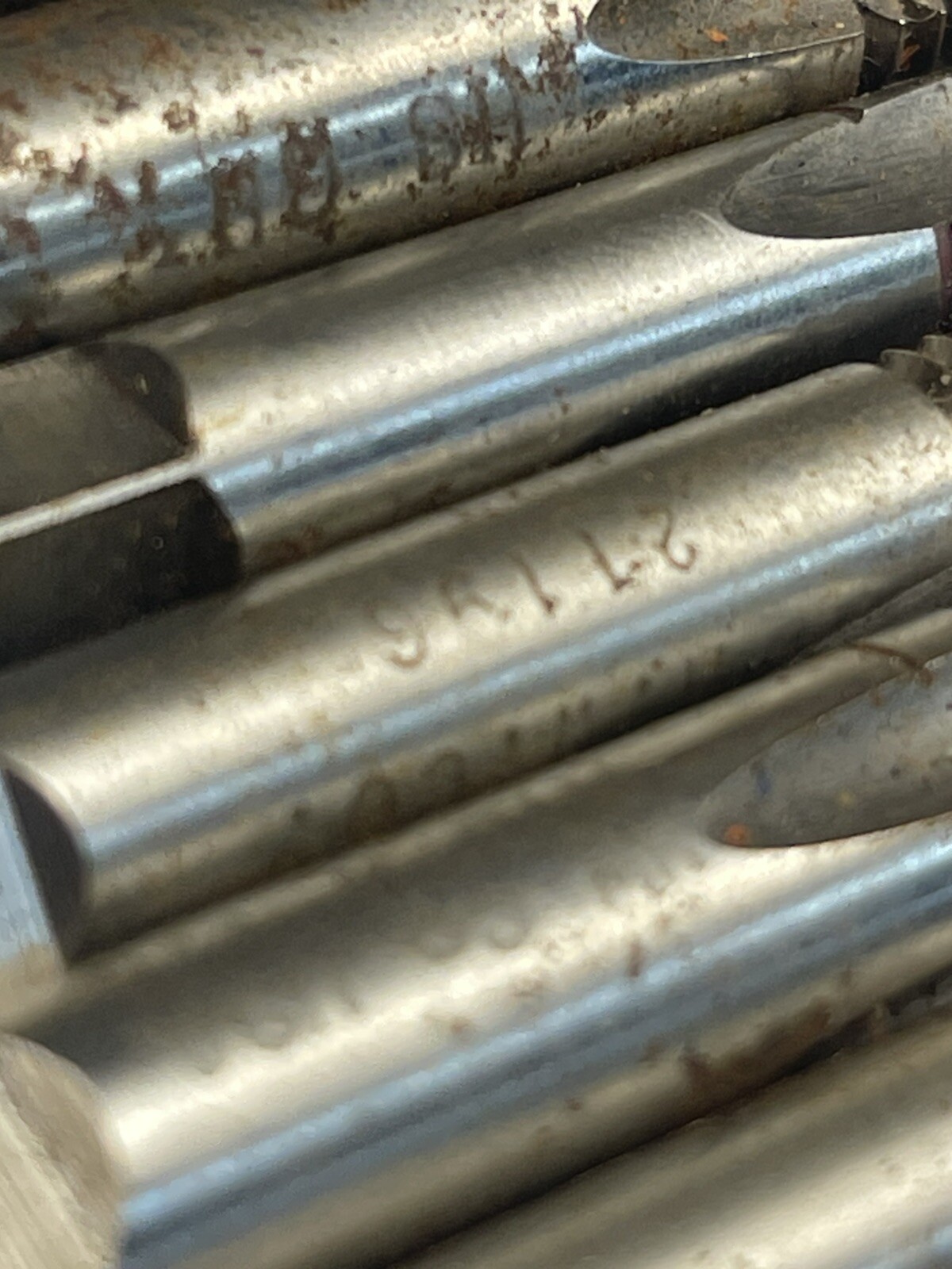 51 PCS H.w Co Tap Bit Flute Tapping Bits Press HS lot Tappers Tap As Listed