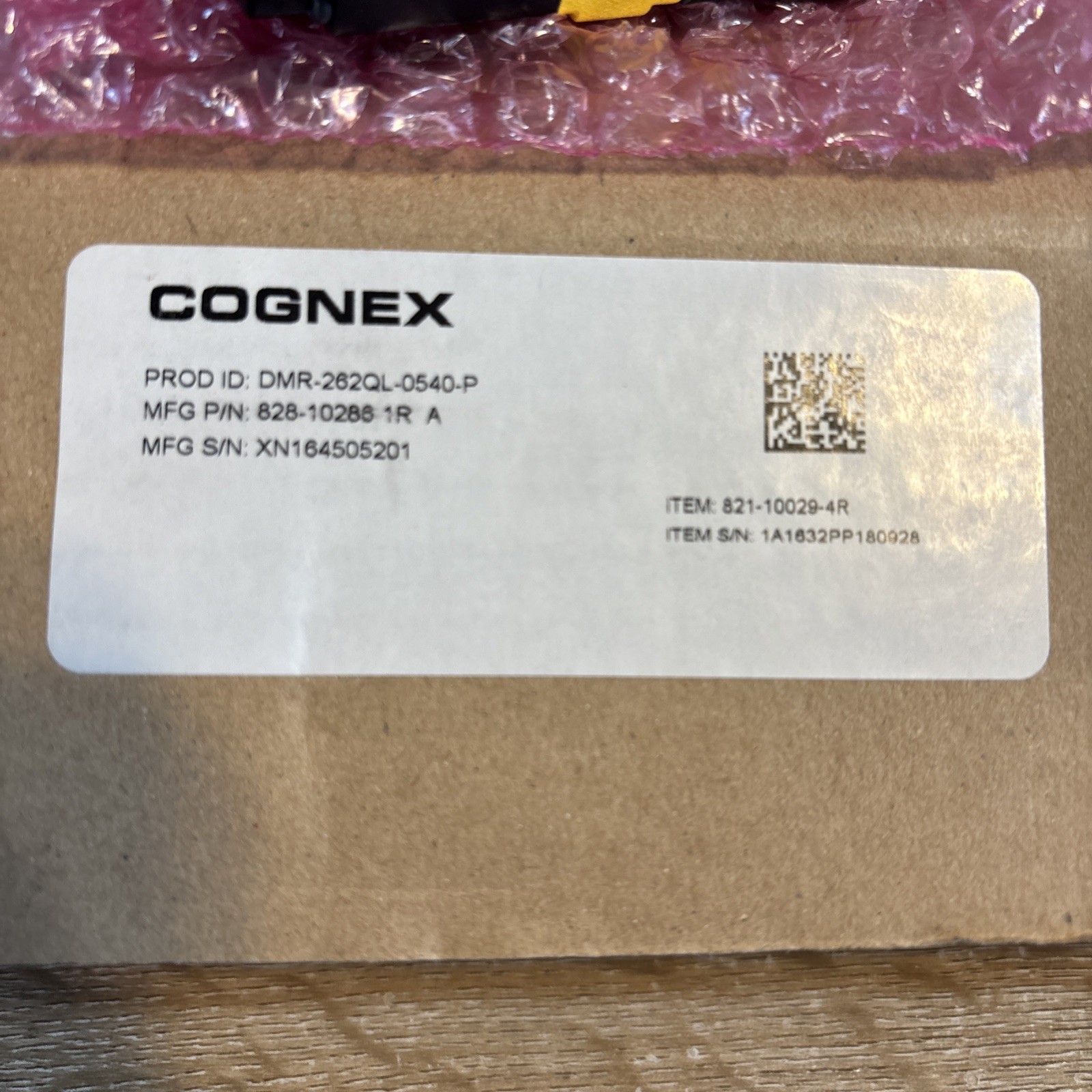Cognex DMR-262QL-0540-P Industrial Machine Vision Camera / Sensor