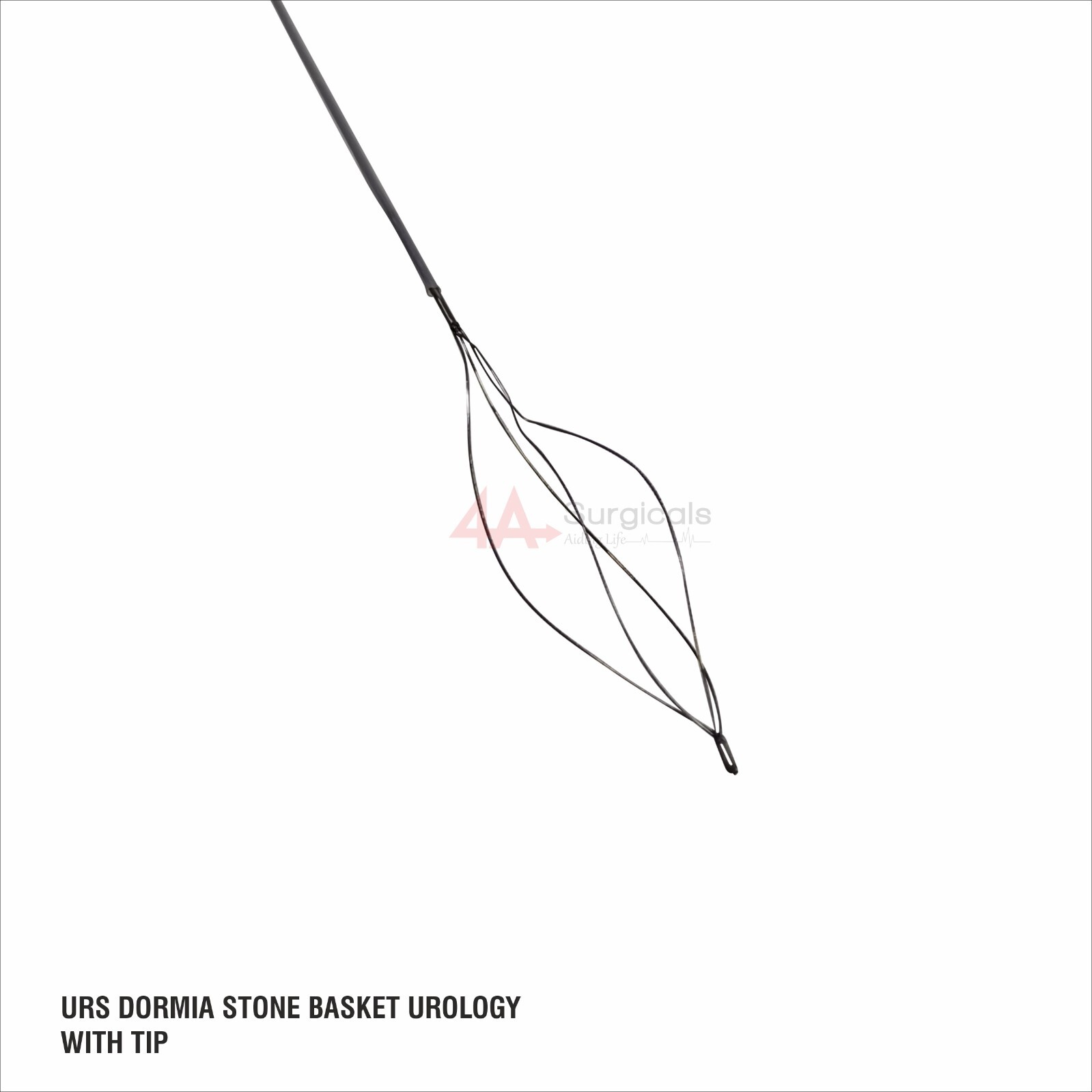 4A URS DORMIA STONE BASKET UROLOGY WITH TIP 3Fr & 4Fr/70cm （Set of 2 pieces ）