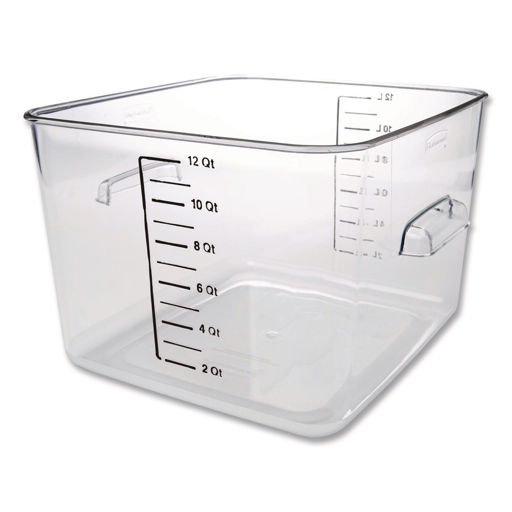 Rubbermaid Commercial FG631200CLR 10.5″ x 11.31″ x 7.75″ Storage Container New