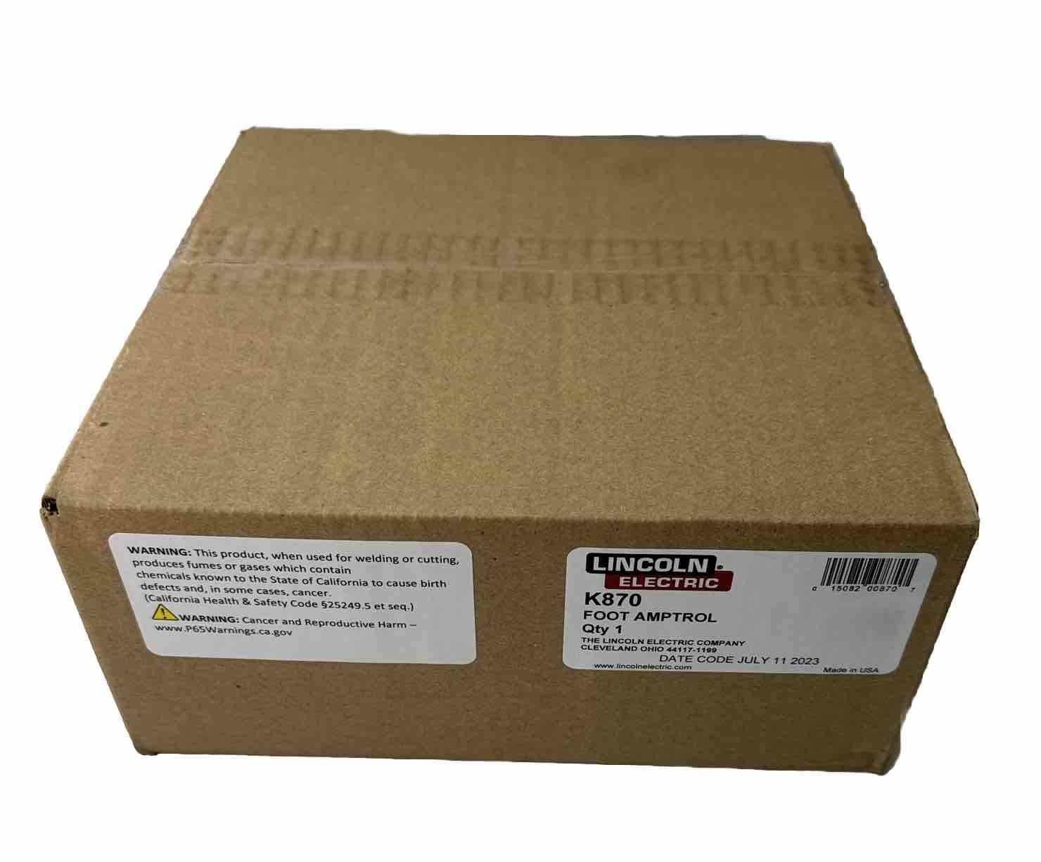 Lincoln Electric K870 Foot Amptrol, 6 Pin. WELDING AMPTROL. 25FT (7.6M).