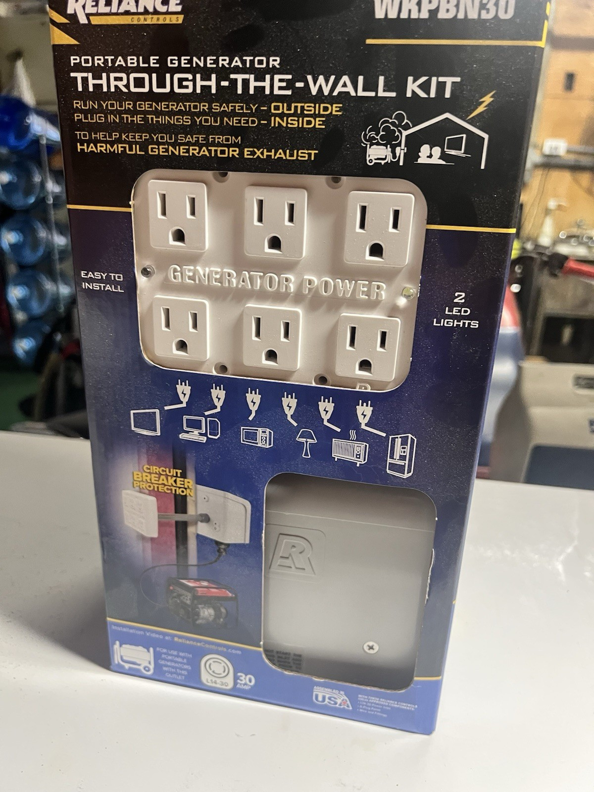 Reliance Controls WKPBN30 Through-the-Wall Kit 30A 125/250V