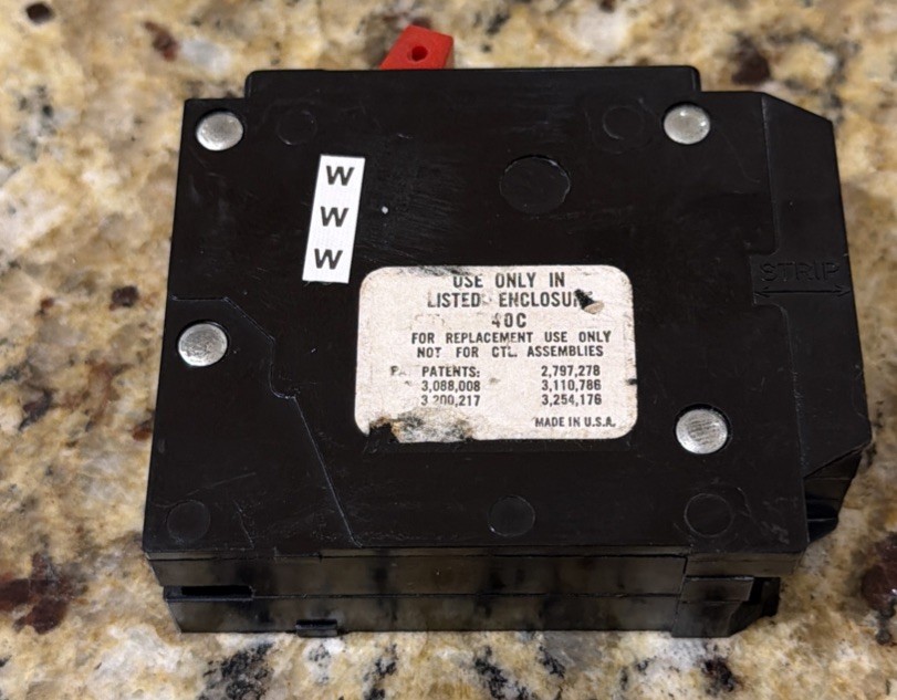 BRYANT Westinghouse BR2020 Type BR 20-20 AMP Twin