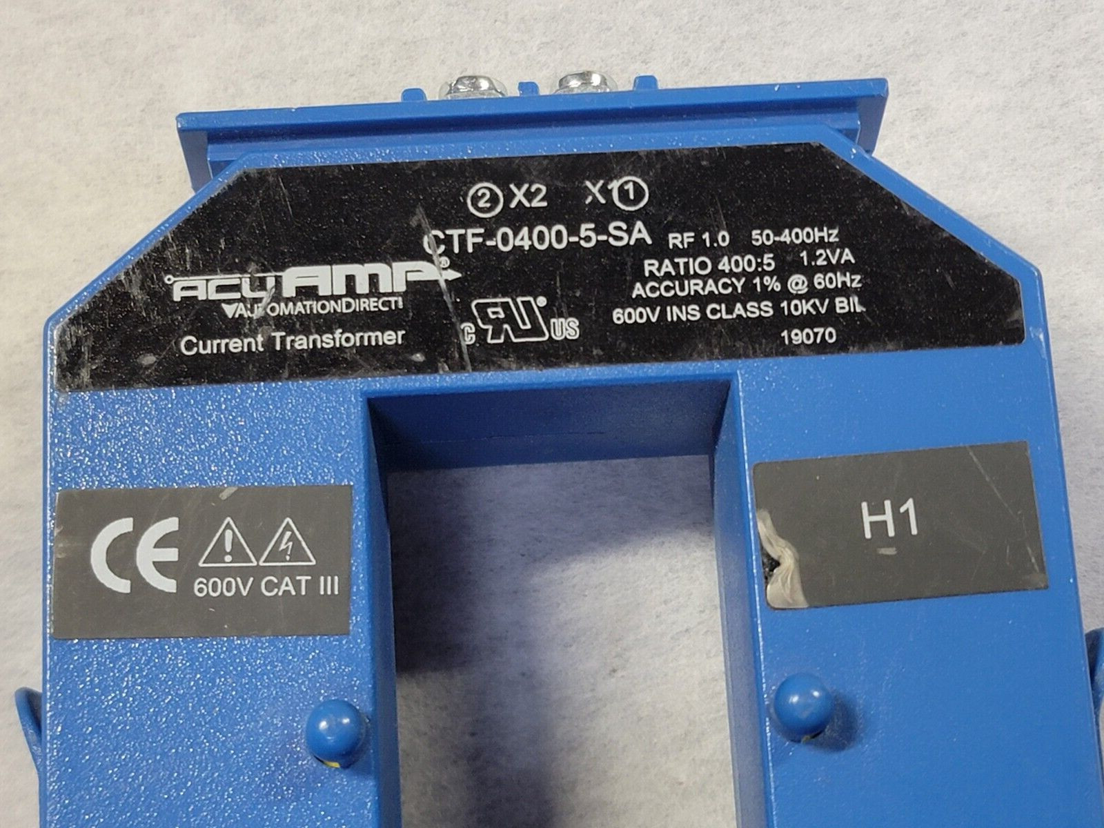 AcuAMP AUTOMATION DIRECT CTF-0400-5-SA AC current transformer NOS FREE SHIP