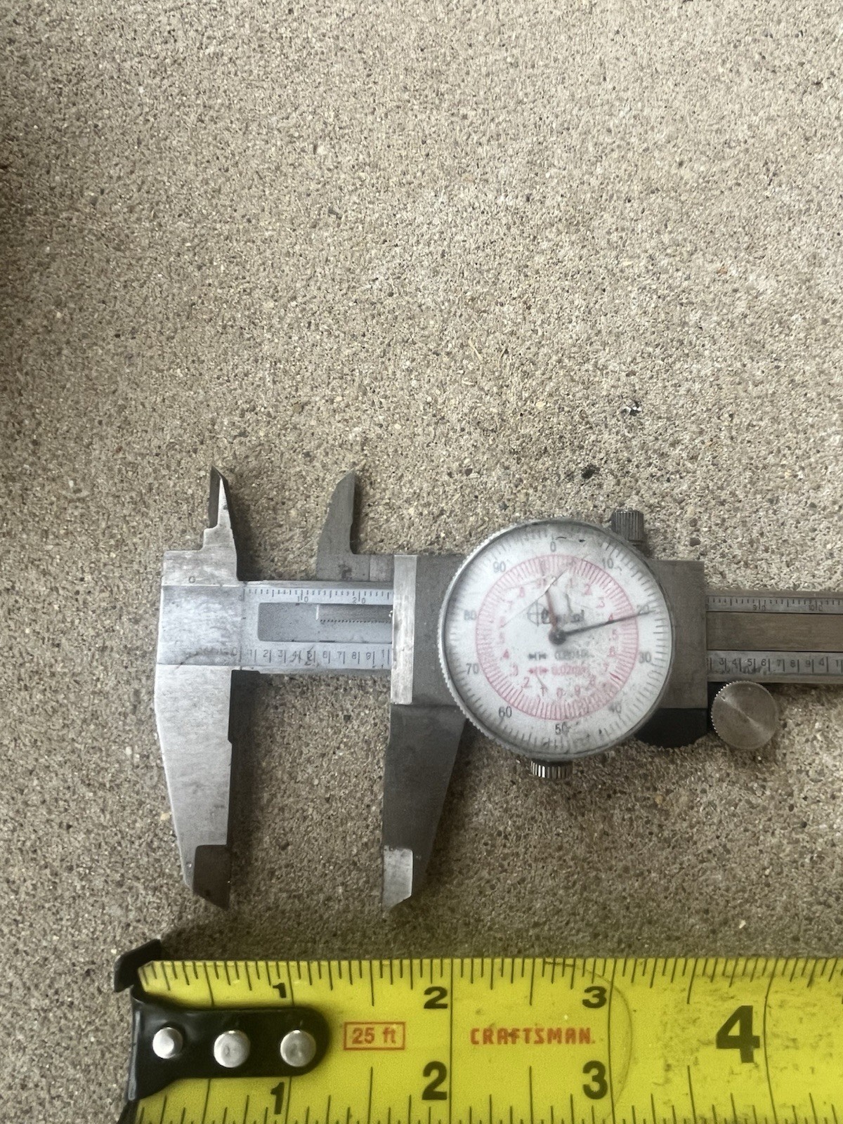Central Tools 6” Dial Caliper .001” / .02mm Machinist Milling Lathe Measurement