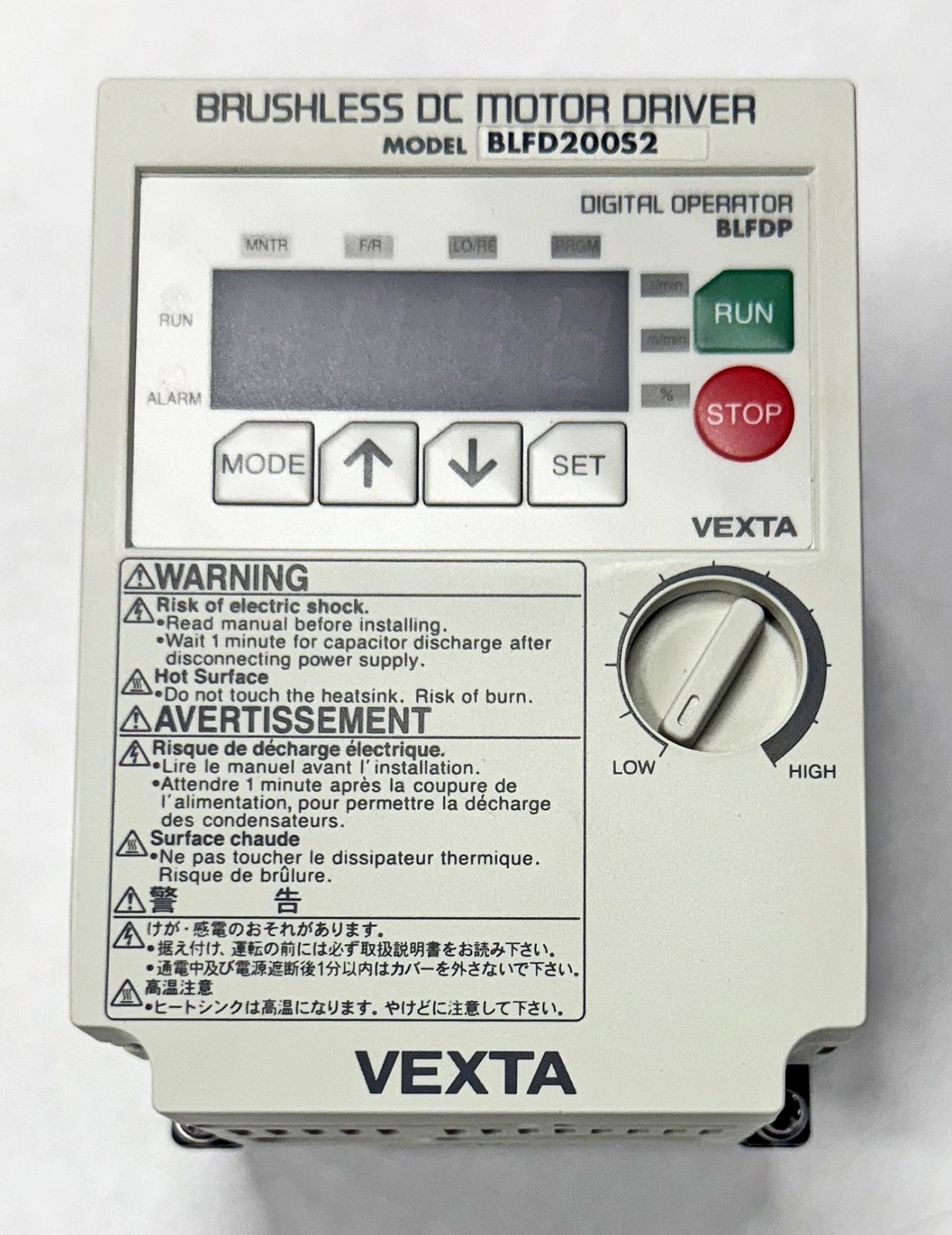 NEW Oriental Motor BLFD200S2 Vexta Brushless DC Motor Driver 200W 240v 3ø