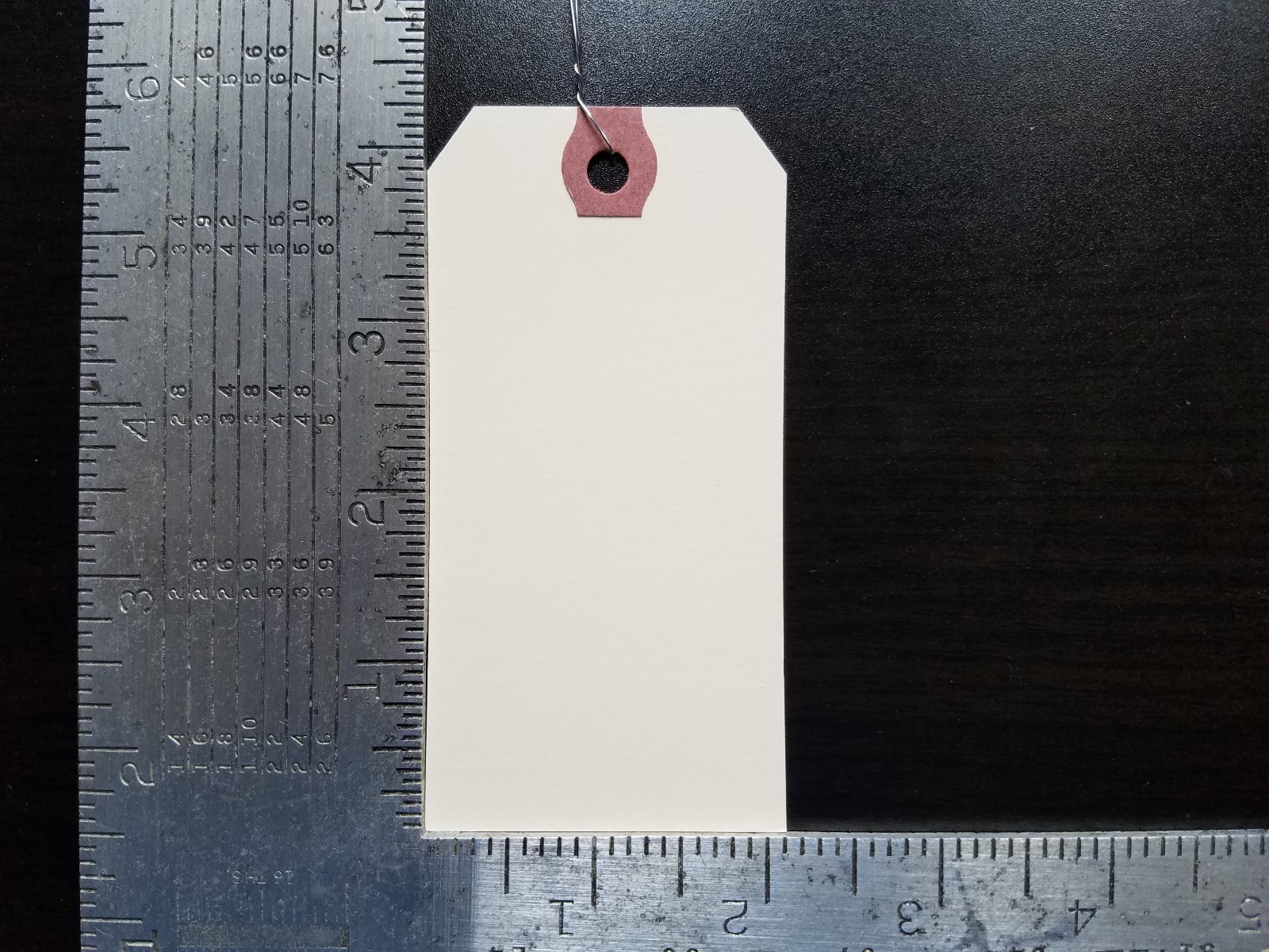 Wire Manila Tags Reinforced Hang Label Inventory Shipping Stock Size 1 2 3 4 5 6