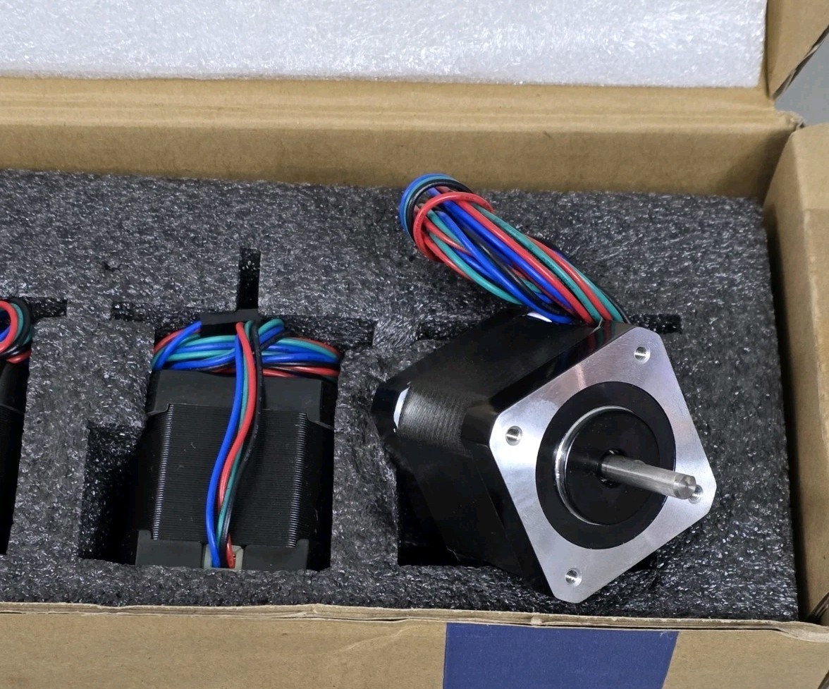STEPPERONLINE 3pcs Nema 17 Stepper Motor 84oz.in 4-lead 17HS19-2004S1 3D Printer