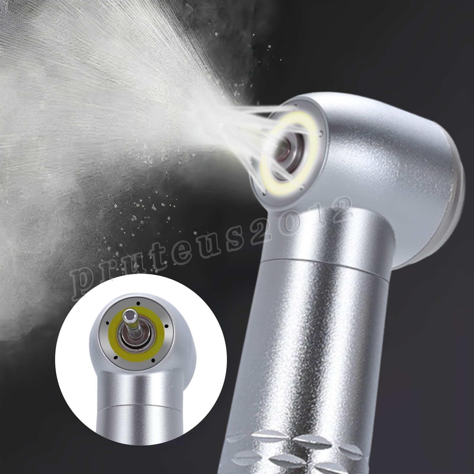 Dental Ring LED Integrate E-generator High &Low Speed Handpiece 4 Holes Turbine