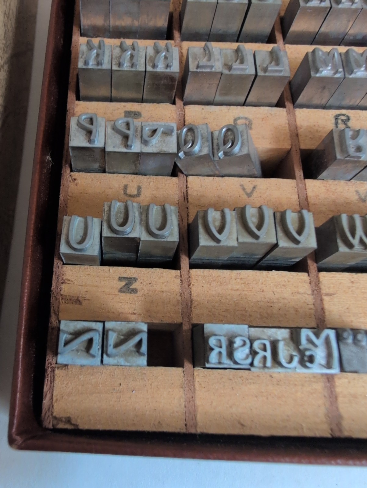 Vintage Franklin MFG. Corp.»Duracast Type» Hot Stamping/ Foil Embossing