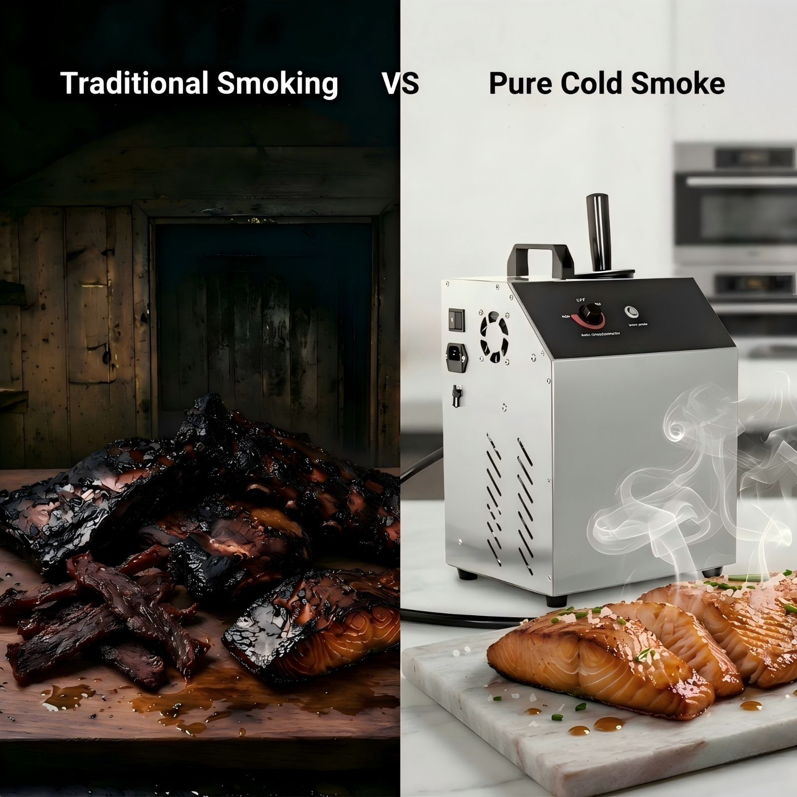 HAKKA Smoke Generator for Smoker Electric Smoker Generator Commercial Smoking