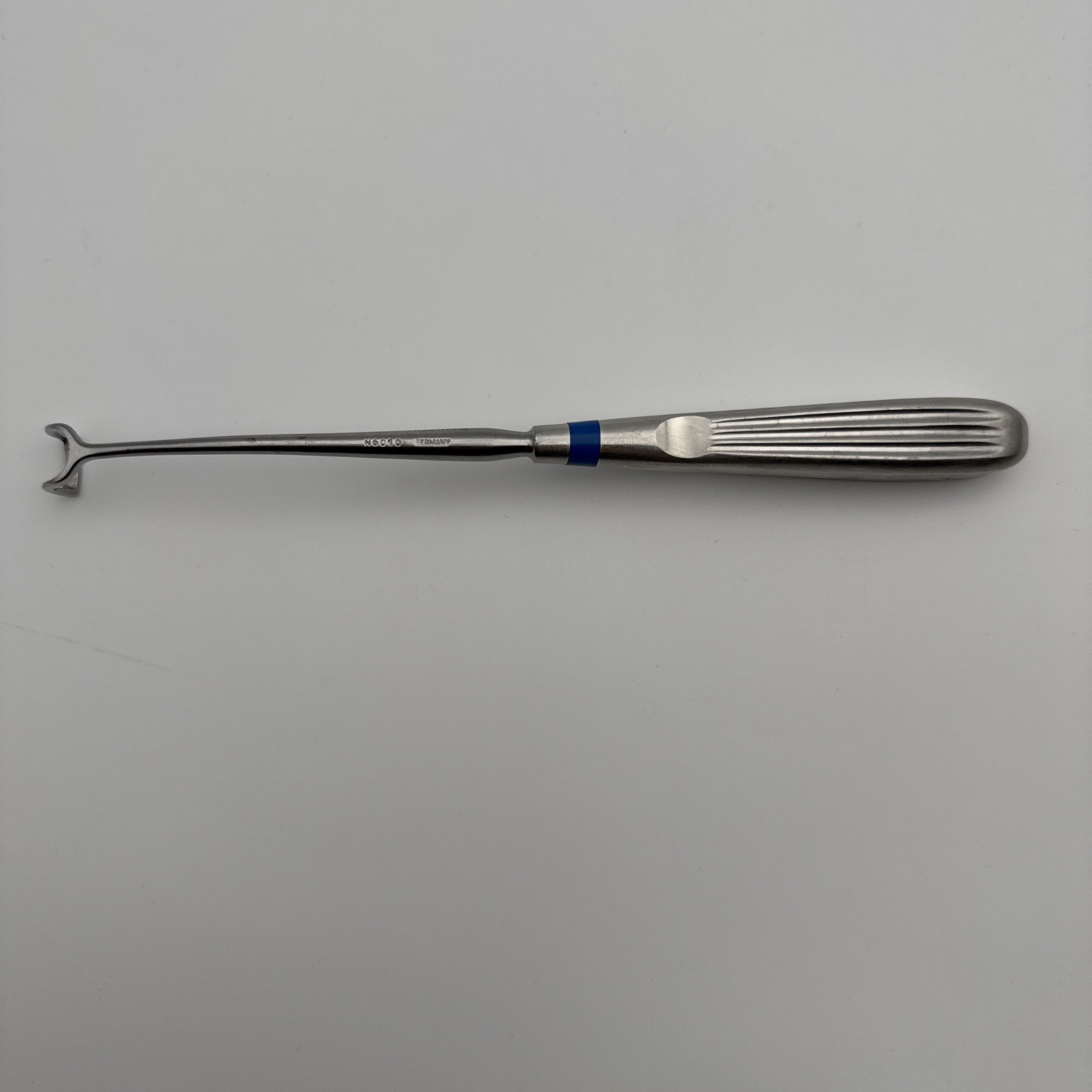 Storz N6010 Barnhill adenoid curette, size #0, reverse curved, 8.5»