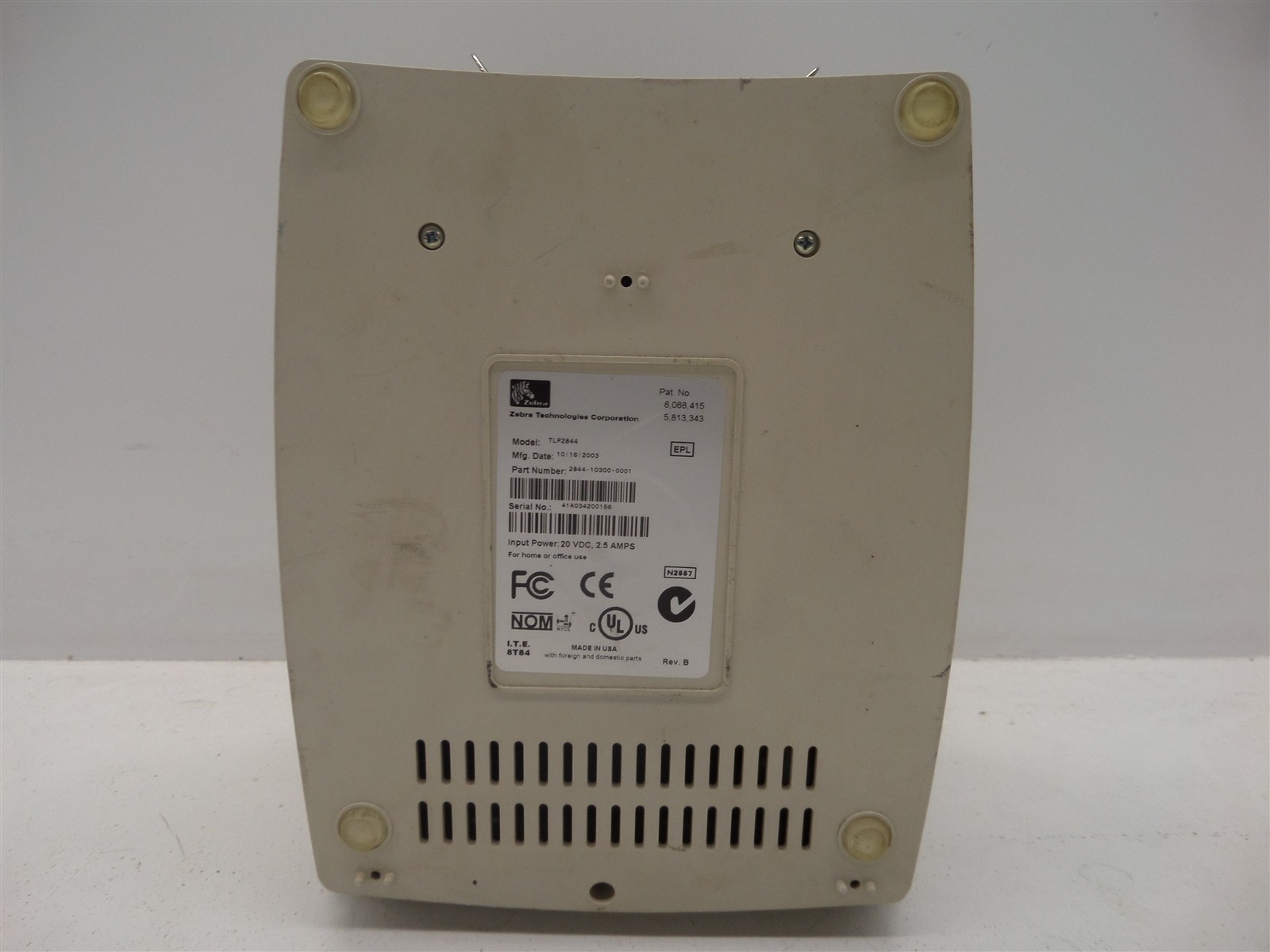 Zebra TLP 2844 Thermal Label Printer