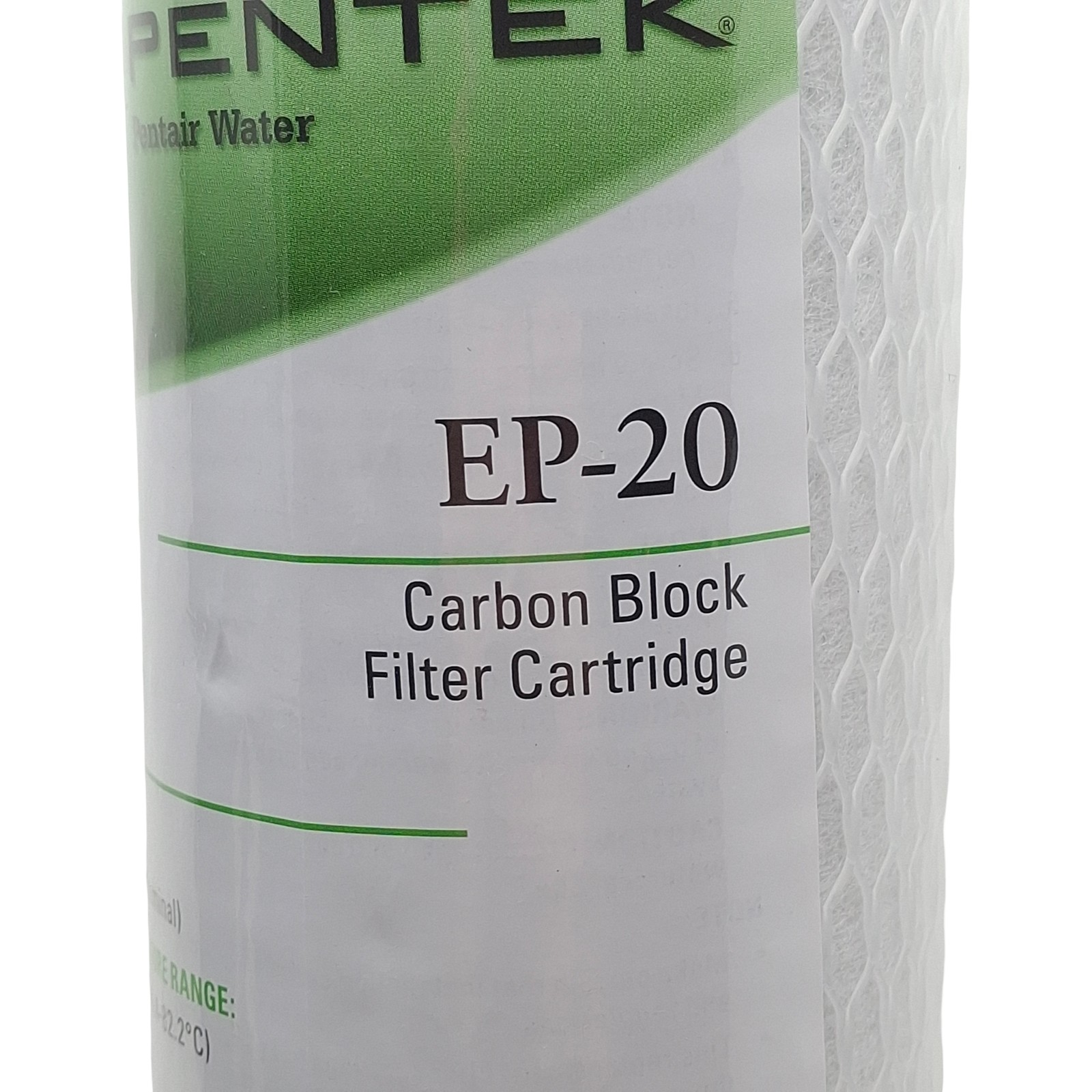 Pentair 155529-43 EP-20 Pentek Carbon Block Filter Cartridge, 5µm, ø2.89″ x 20″