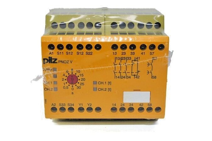 774790 Pilz PNOZ V 30s 24VDC 3n/o 1n/c 1n/o t Safety Relay Pilz 774790