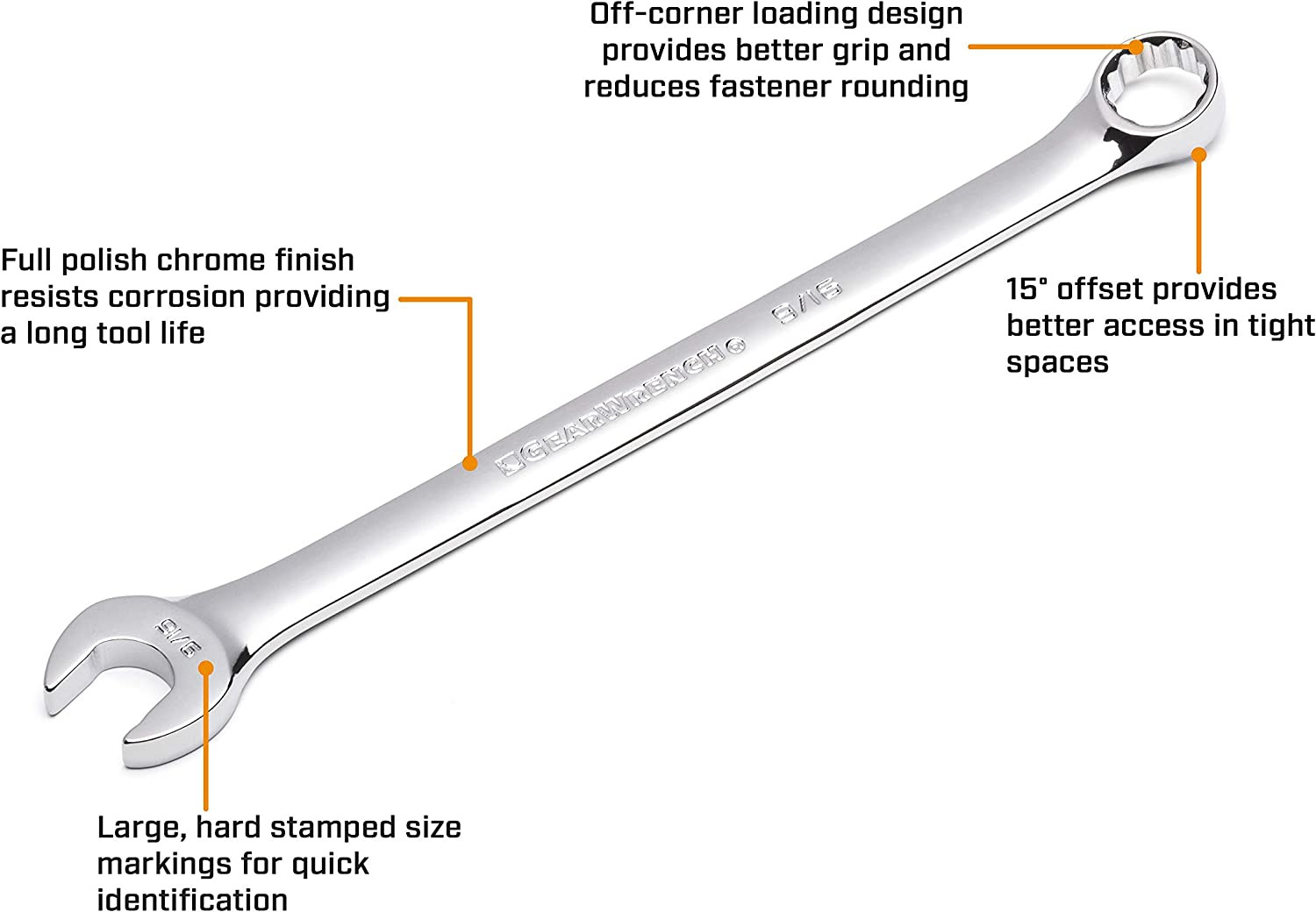 Long Pattern Combination Wrench 23Mm, 12 Point – 81741