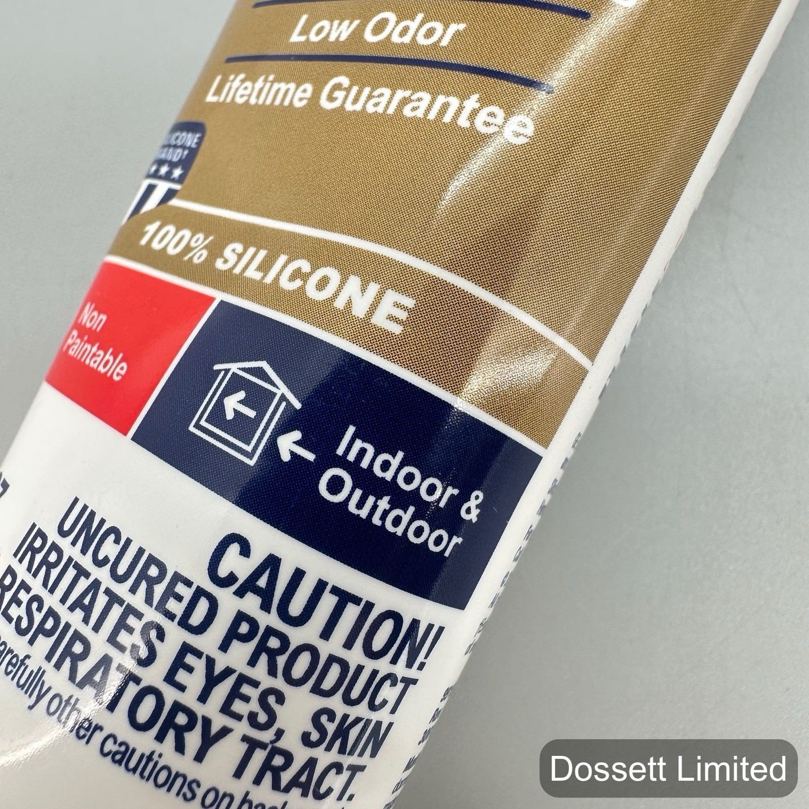 12-GE Advanced Silicone Kitchen & Bath Clear 100% Waterproof Caulk Sealant 2.8oz