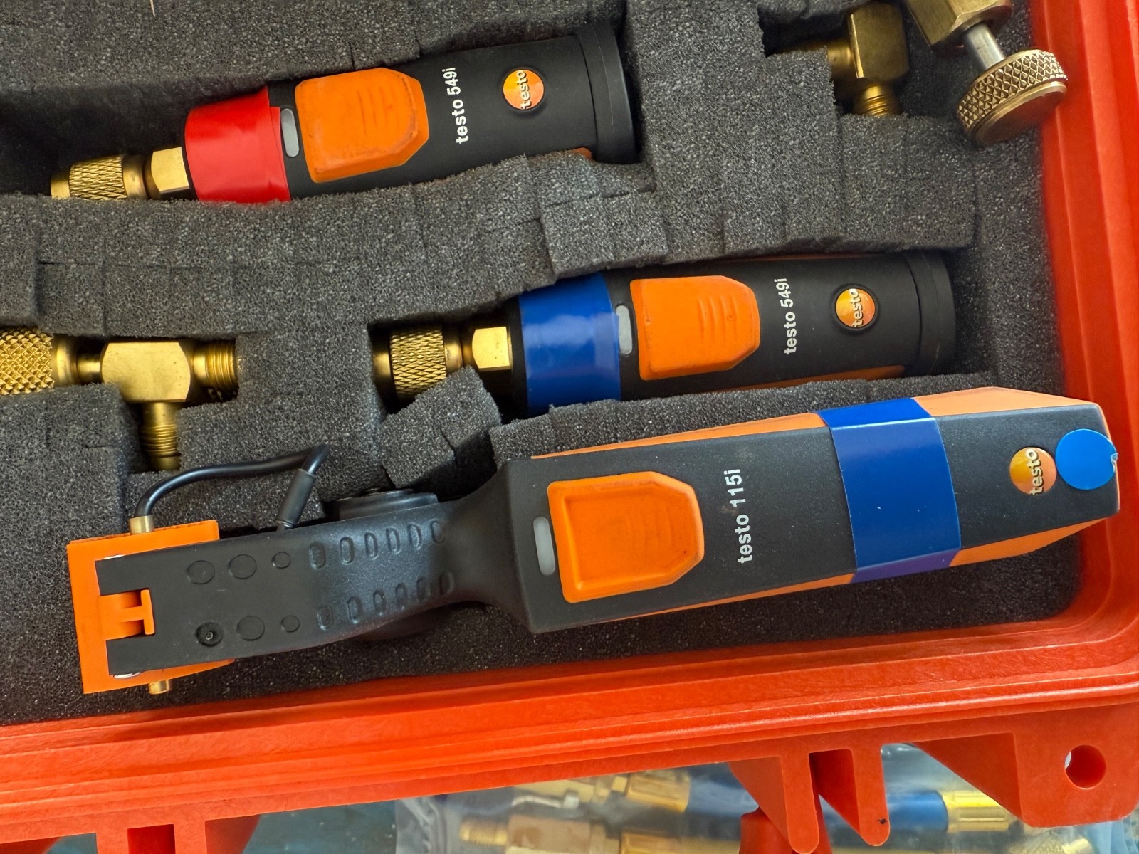 Testo Smart Probes HVAC Refrigeration Test Kit 115i & 549i Bluetooth 0563 000210