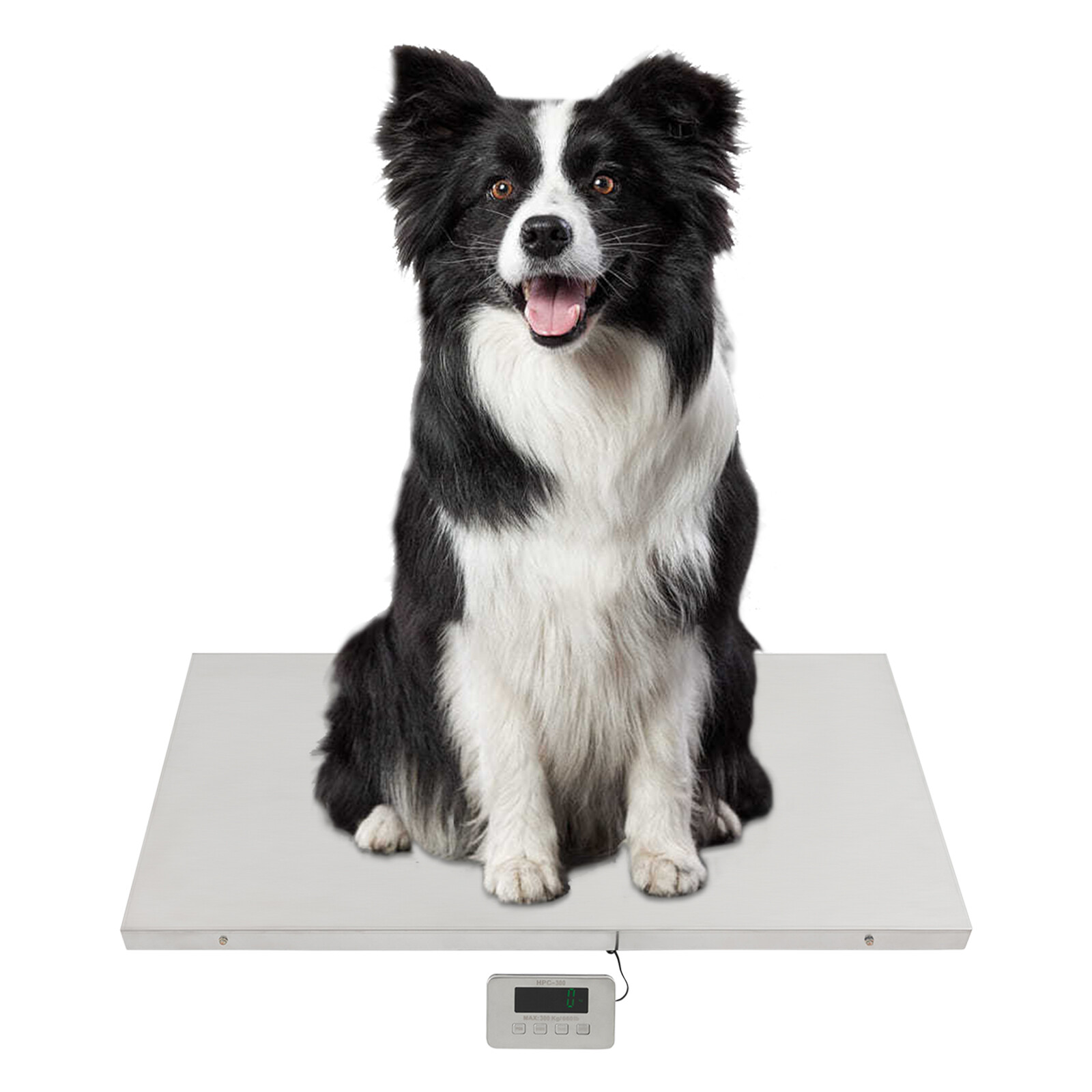 700×0.2lb LED Livestock Pet Scale w/ Stainless Steel Platform for Dog Cat Sheep