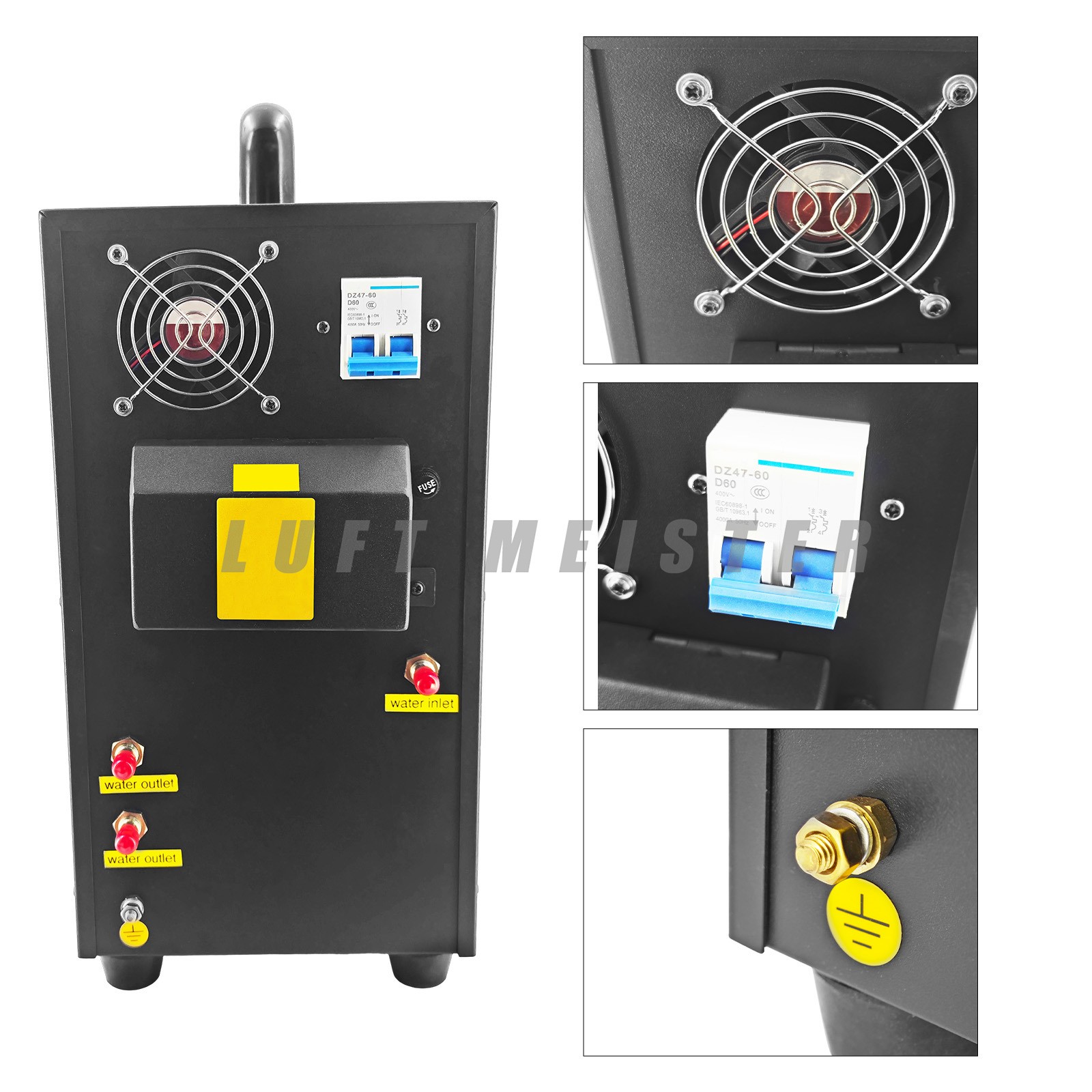 15KW High Frequency Induction Heater Metal Melting Furnace Portable Machine NEW