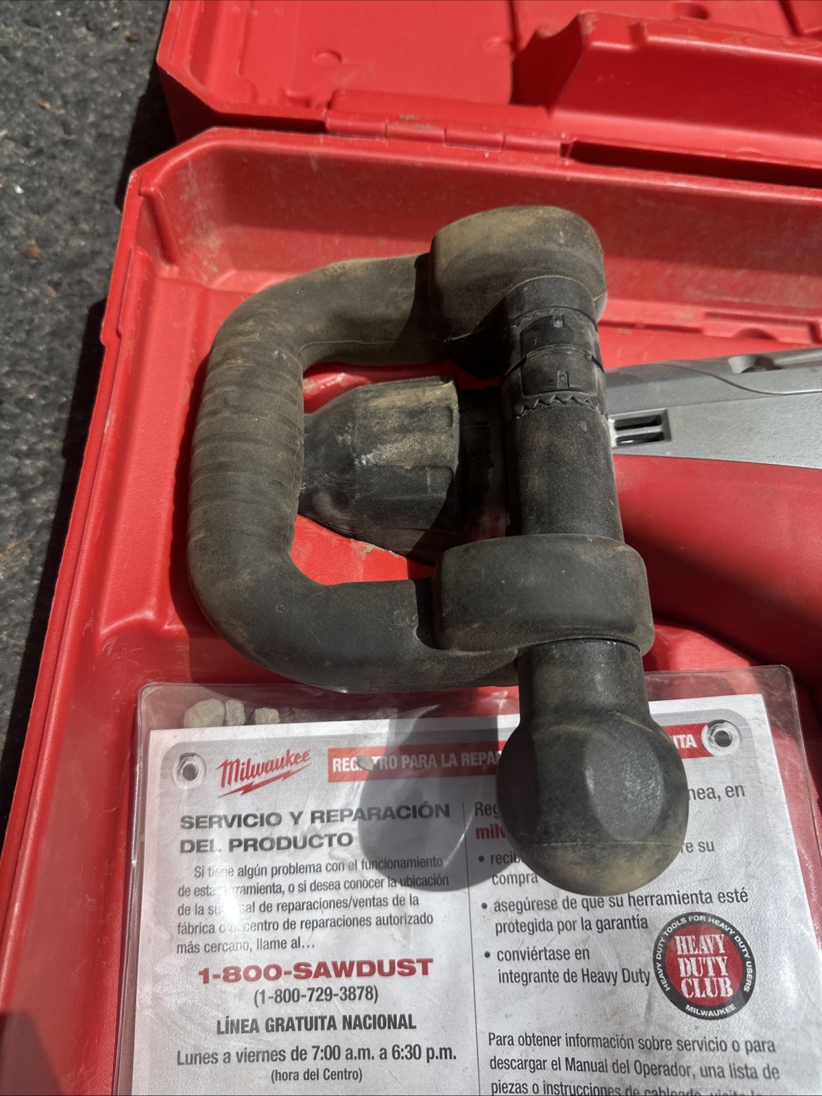 Milwaukee 5446-21 Corded SDS-Max Demolition Hammer for Demo with Case and Handle