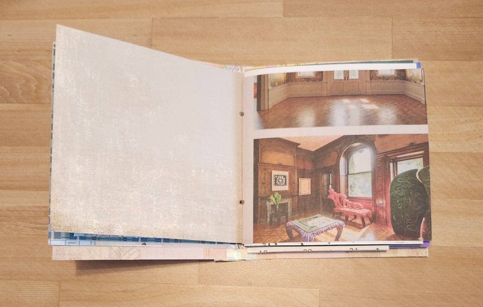 Junk Journal Travel Theme Handmade 54 pages