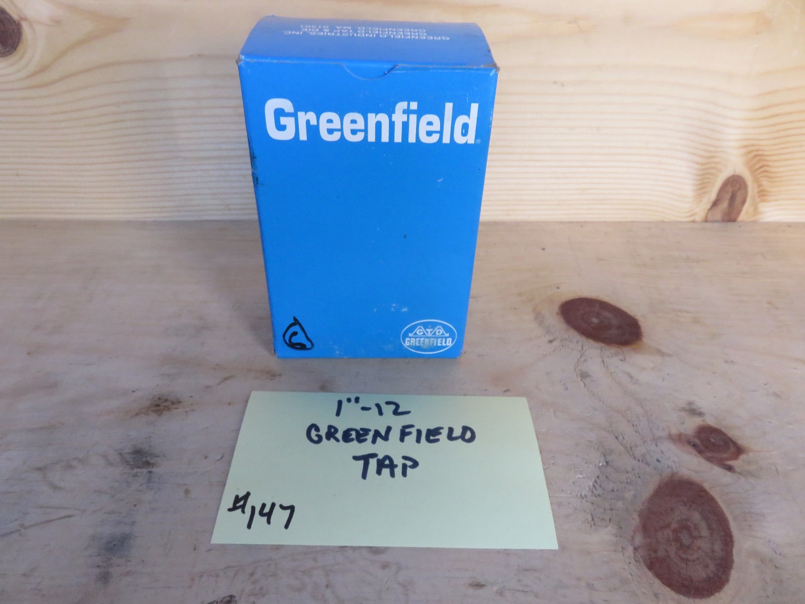 ( 5-pcs for 80.00 ) Greenfield Taps 1″-12 NF H-4 Taper (#147-58)