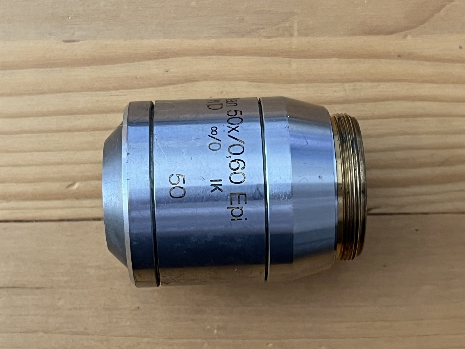 Reichert-Jung Austria 50 Plan 50x / 0.60 Epi IK LWD Microscope Objective Lens