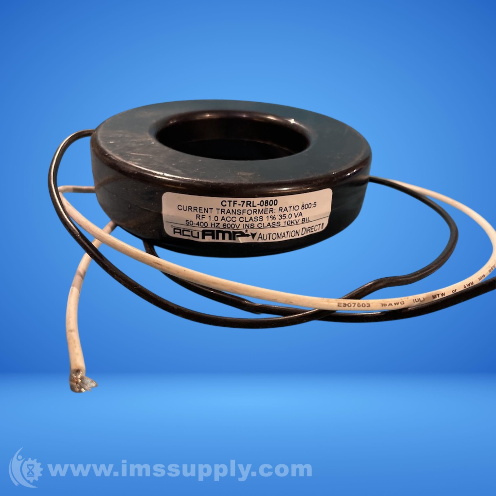 AcuAMP CTF-7RL-0800 AC Current Transformer FNIP