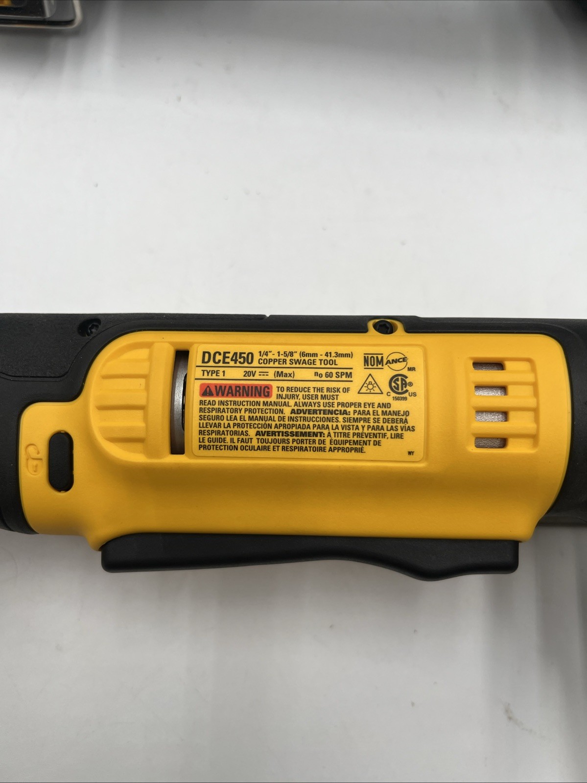 DEWALT DCE450D1 20V MAX Copper Swage Tool Kit – Battery/Charger Included