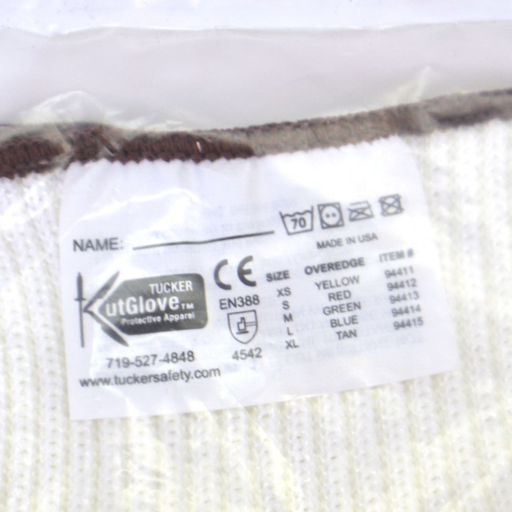 Tucker Safety KutGlove 94415 XL Antimicrobial Cut Resistant Safety Glove