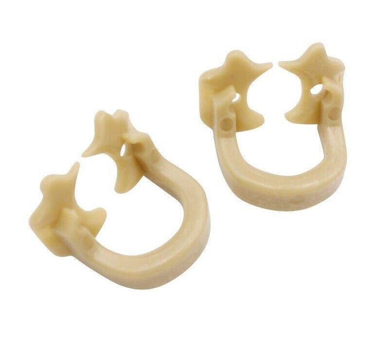 Dental Barrier Clips Rubber Dam Clamps Clip Soft Resin Molar/Premolar Fit Kerr