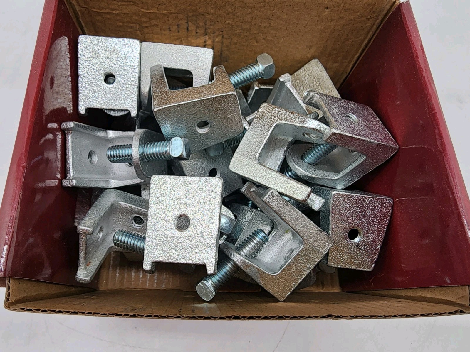 1/4-20 Beam Clamp Heavy Duty Iron Cable Management Conduit Hanger 25 Pack