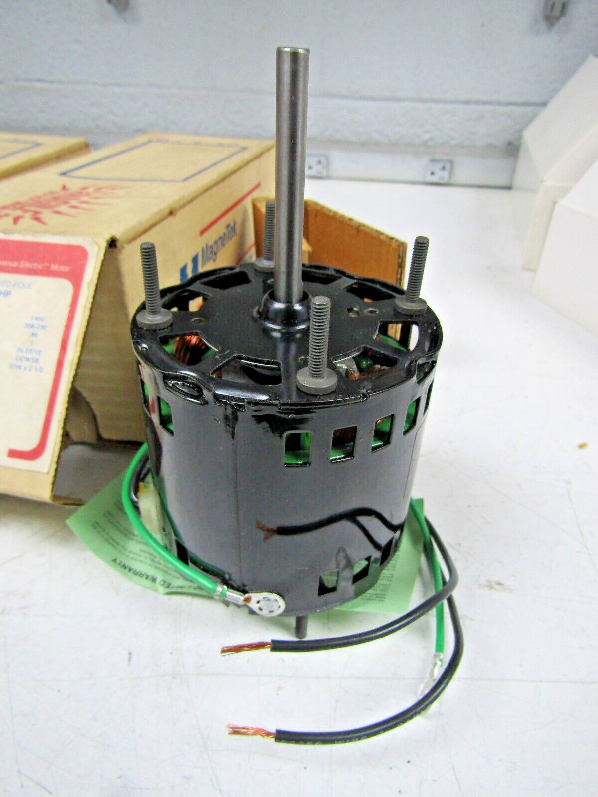 🔥NEW # 398 MAGNETEK 1/20 HP HVAC MOTOR 1Ø 208-230 VAC 1450 RPM CCWSE JA2R143N