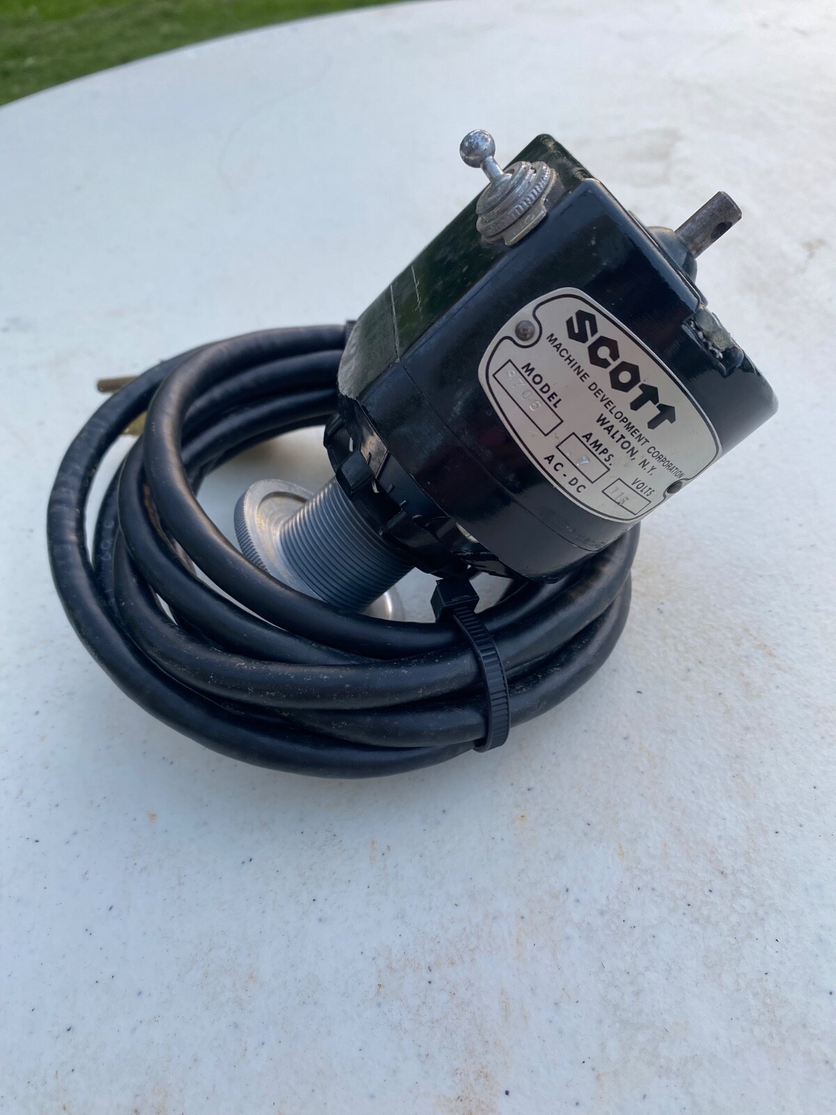 Scott Pantograph Engraver Motor 3706 Model 115 Volts Turns On Spins