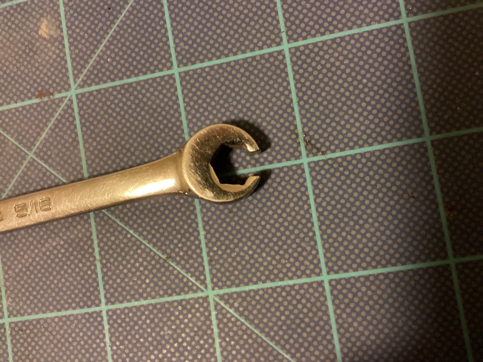 Snap On 1/4″- 5/16″ 6-Pt. SAE Flank Drive Double End Flare Nut Wrench RXFS810B