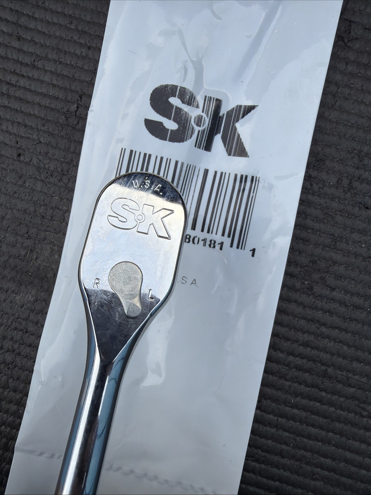 SK PROFESSIONAL TOOLS USA MADE 80181 Hand Ratchet, 8 in, Chrome, 1/4” S-K
