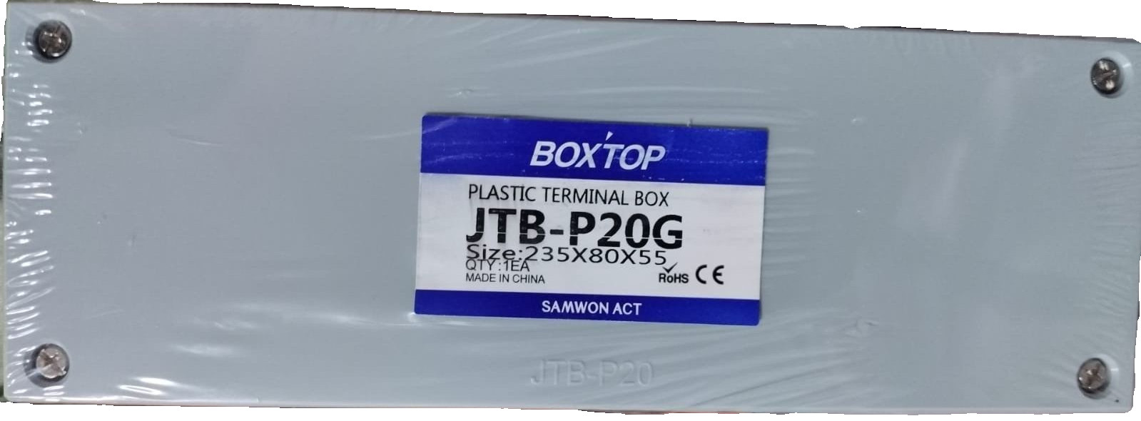 BRAND NEW PLASTIC TERMINAL BOX JTB-P2OG INBUILT 2O TERMINAL WITH SCREW