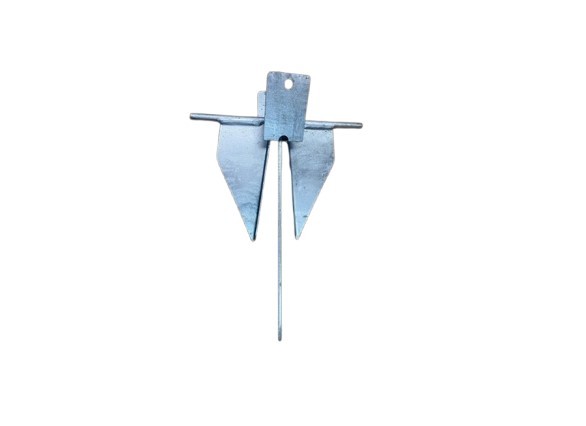 US Galvanized Fluke Anchor 13lbs (6kg)