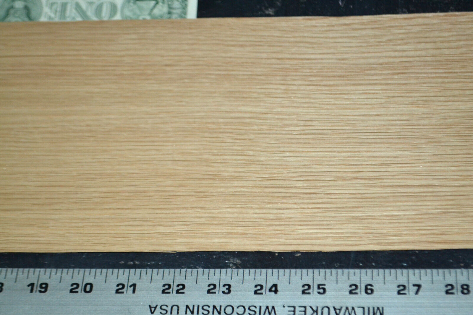 White Oak Wood Veneer Sheet 6.5 x 38 inches 1/42nd thick N5942-69